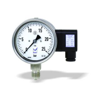 پرشر گیج بردون تیوب همراه با سیگنال خروجی PGT1 برند MADECO